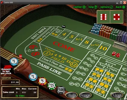 Craps slot by Realtime Gaming